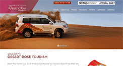 Desktop Screenshot of desertrosetourism.com