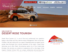 Tablet Screenshot of desertrosetourism.com